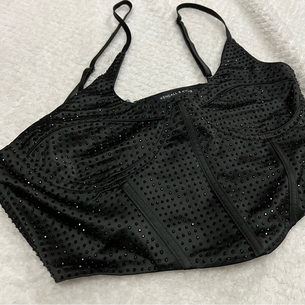 Pacsun one shoulder sparkle top - Picture 2 of 4